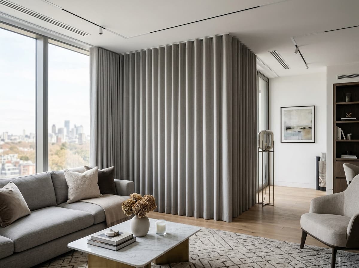 Dove Grey Triple-Weave Blackout Curtain