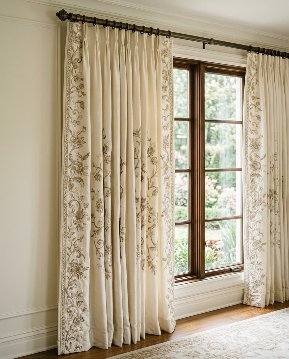 Embroidered Curtains