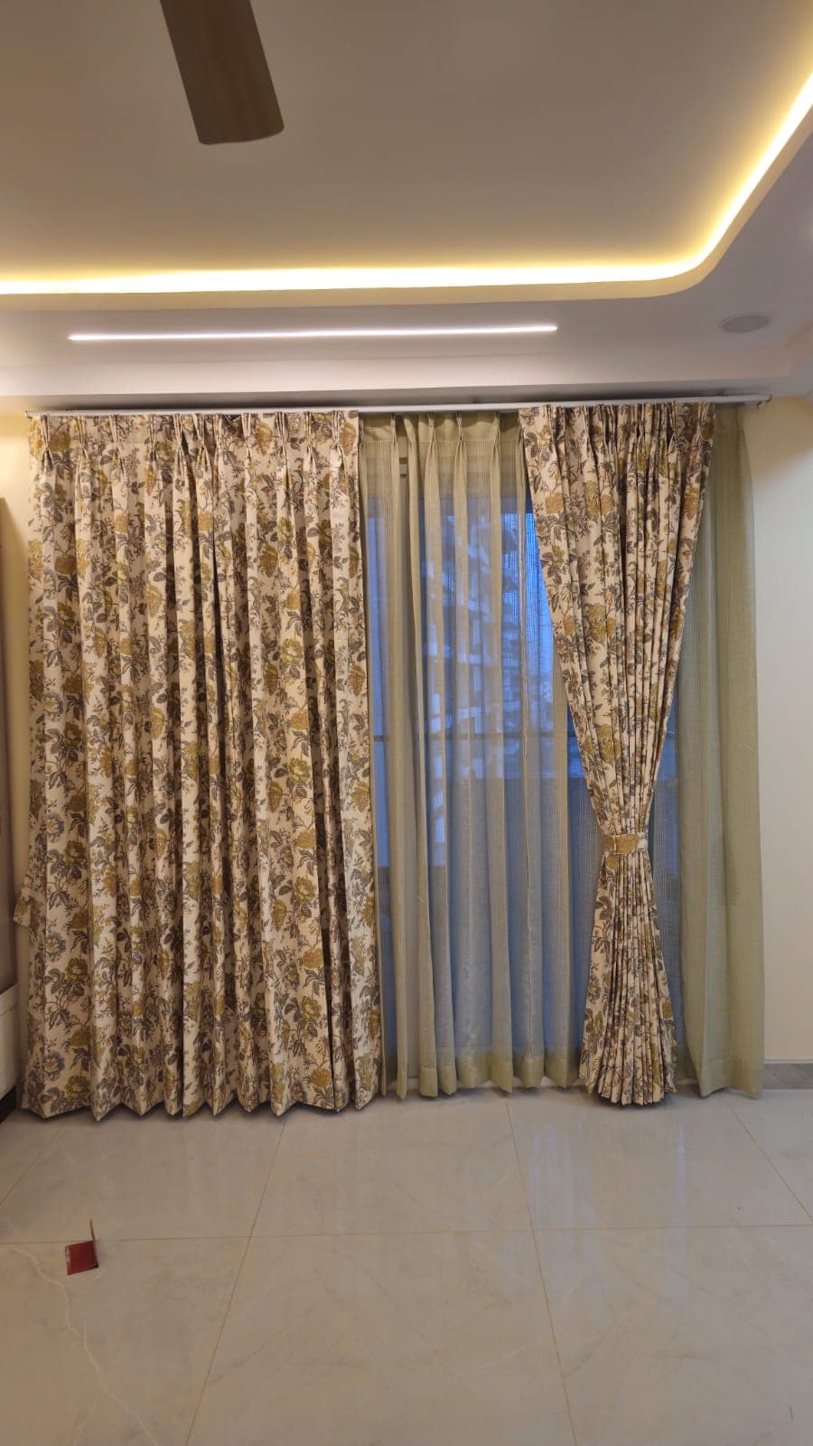 Sand Beige Total Blackout Curtain
